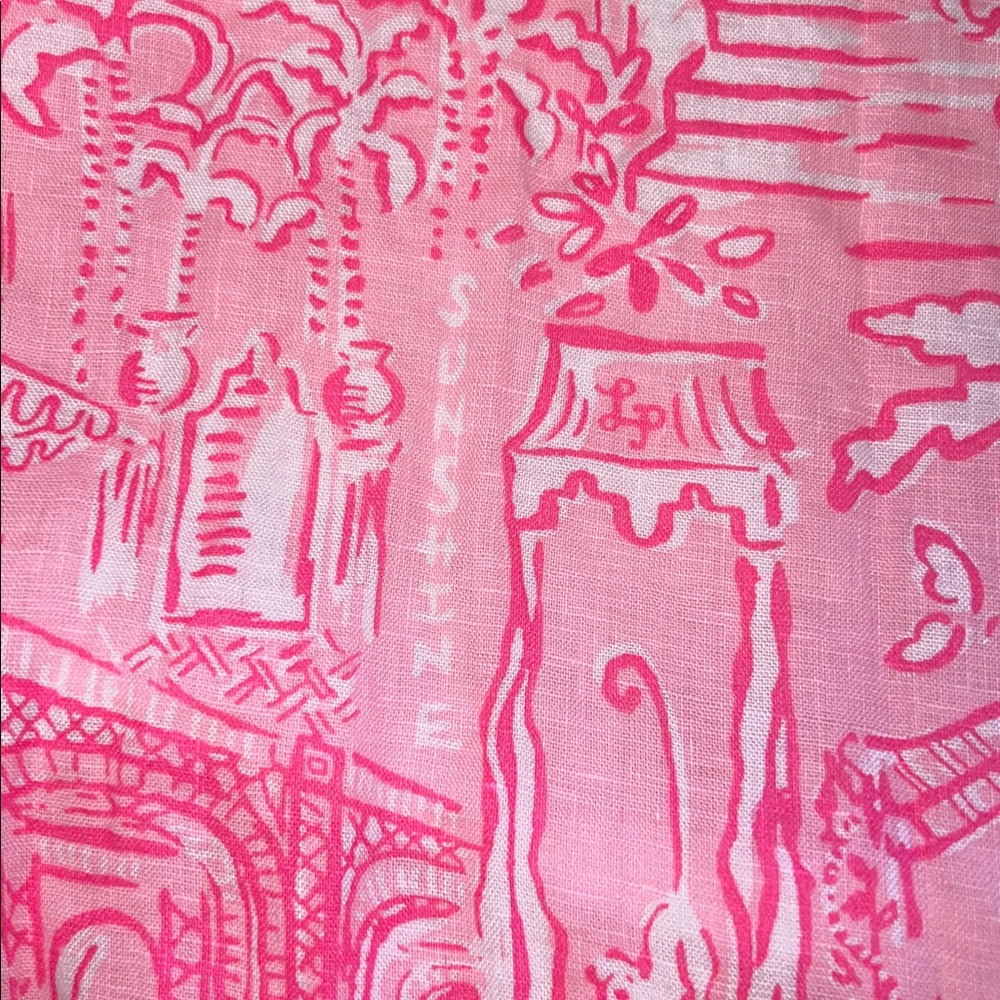 NWT originally $248 Lilly Pulitzer Rosalie Linen Maxi Dress Pennys Playground 2 - Picture 15 of 16